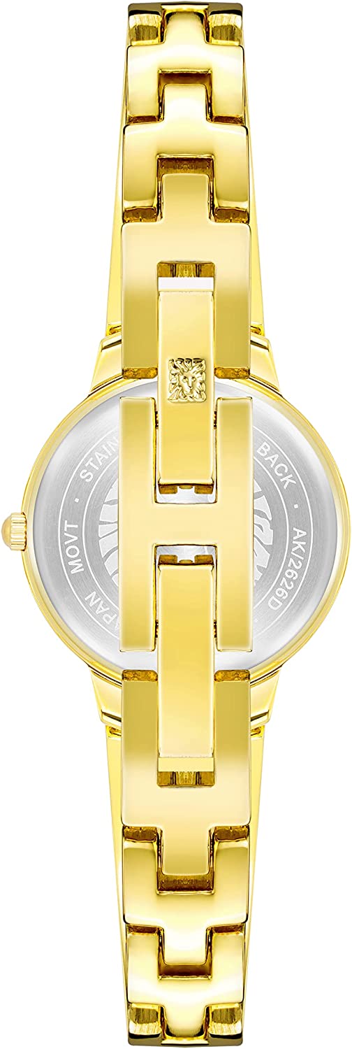 Anne Klein Women's Genuine Diamond Dial Open Bangle Watch - Image 3